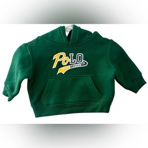 RALPH LAUREN POLO Infant Boys Graphic Hoodie Size 3 Months